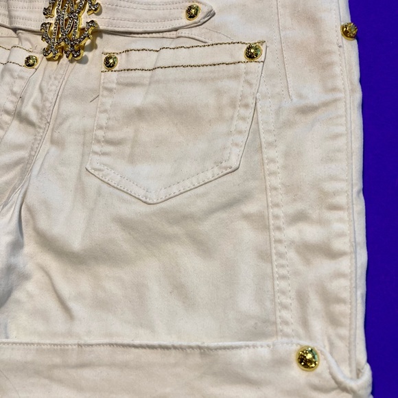 Roberto Cavalli Collection Sexy White Shorts - Picture 5 of 10